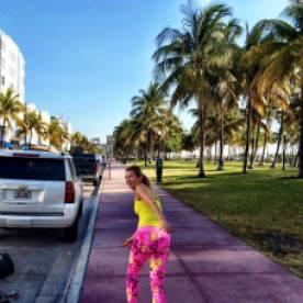 Playing around, happy at Ocean Drive :)